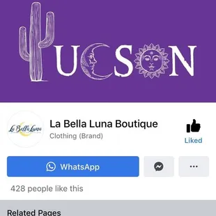 Facebook page