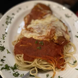 Chicken Parmigiana.