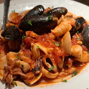 Seafood pasta