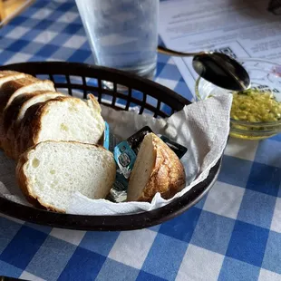 Bread with olive oil