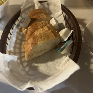 Bread with the garlic sauce was good.