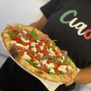 All quality ingredients from Italy  in this pizza