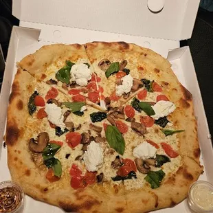 Personal Vegetarian pizza