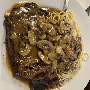 Ribeye Masala! Great flavor and presentation. Lots of food! Dip that sauce with the homemade bread!