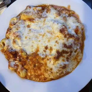 Wife had a pasta combo! Lots of flavor and CHEESE!