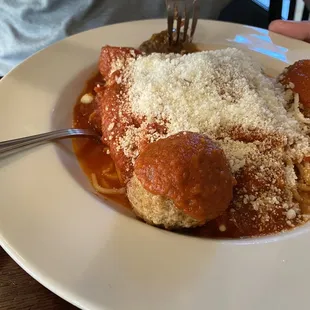 Look at the size of those meatballs!
