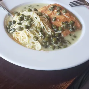 Salmon piccata. Oh my!