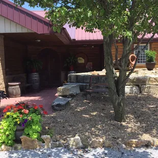 the entrance to the winery