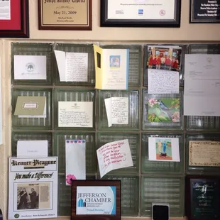 The &quot;thank you&apos;s&quot; for the muffulettas.  (One may be an ex-inmate!)