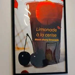 Black Cherry Limonade Poster  10-17-2024