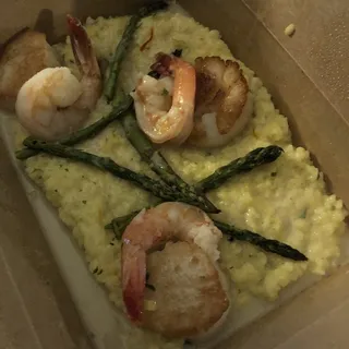 Roasted Scallop & Poached Shrimp