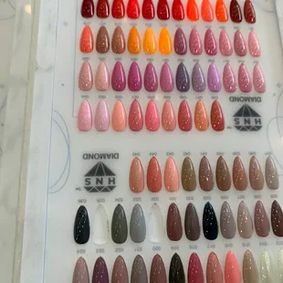 Nude color dip menu