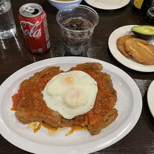 Bistec was delicious