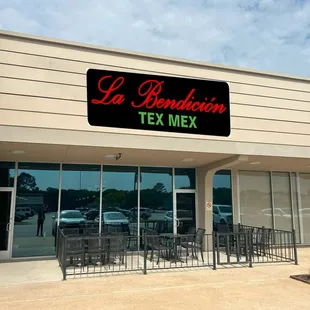 the outside of the building