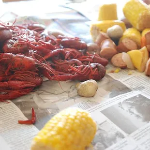 Louisiana crawfish boil!