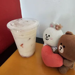 Strawberry Horchata... very good!