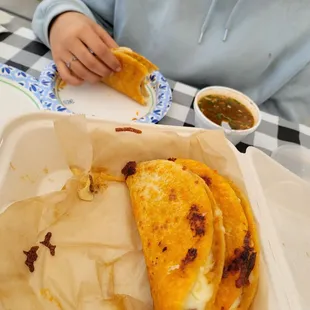 Consome and quesabirria scrumptious