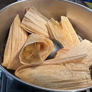 Chicken Picadillo Tamales