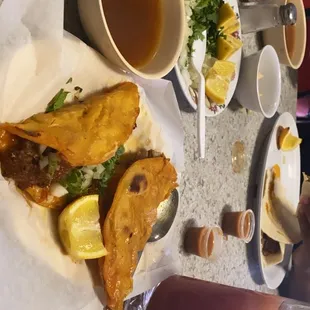 Quesadillas de birria (Chivo)