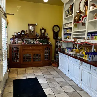 a view of the kitchen
