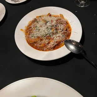 Pasta bolognese - this was a side and was a really nice amount of pasta!