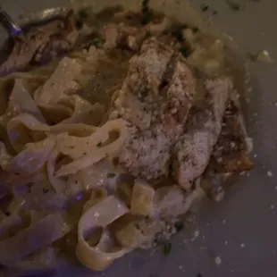 Fettuccine Alfredo with Chicken