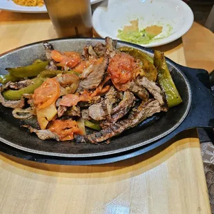 Steak fajitas