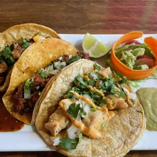 Taco Tuesday is in effect! Our most popular signature taco (Pollo, pollo) &amp; two best-selling classic tacos (chorizo &amp; al pastor) are 25% off