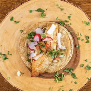 Pescado Delight- Fish tilapia, radish &amp; lime juice