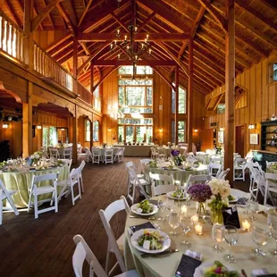 Salads, pre-set at our Nestldown wedding