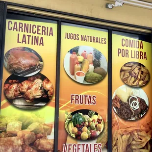 the menu