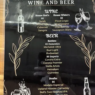Wine &amp; Beer