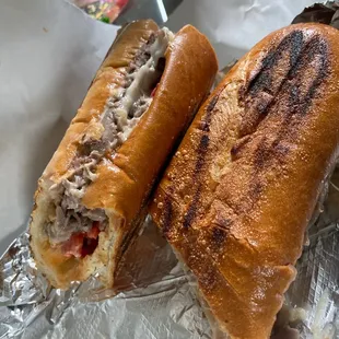 56. Roast Beef, French Fried Onion, Tomato, Mozzarella, BBQ Mayo