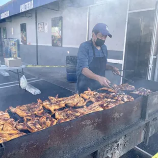 Mouthwatering! Go home. Take out a few tortillas, some additional fixings, their salsa and have a feast!!!