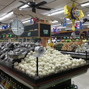 The produce section.