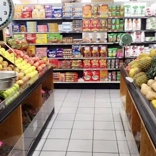 a variety of fruits and vegetables