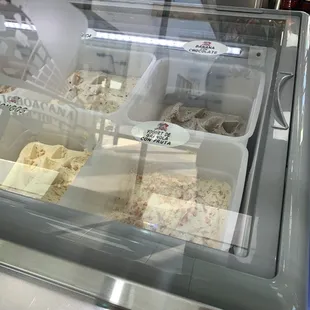 a variety of ice creams