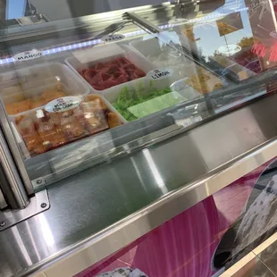 a variety of ice creams