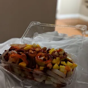 Pepinos Locos. Very delicious. Lots of cueritos!