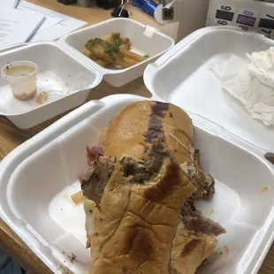 Currently demolishing The Tripleta Sandwich and Yuca Fries. The Ham Croquettes never stood a chance