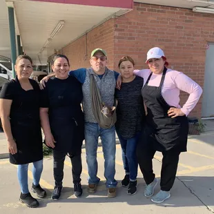 The magic opportunity to thank the chefs!