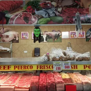 beef, pork, and pork