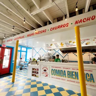 Interior counter