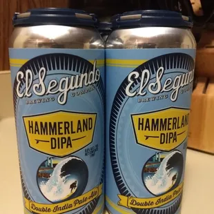 El Segundo Brewing Co. Double IPA. Recommended to me by a true beer expert, and I got their last 4pk. Thank you Kim!
