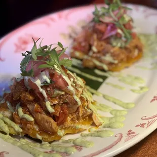 Tostones Rellenos (this one was with Chicken)