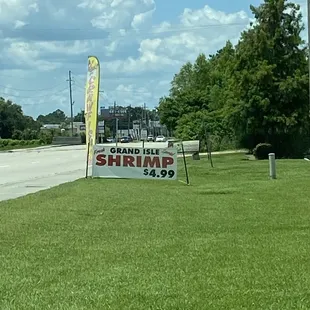 Shrimp sign