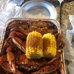 Jumbo Crabs &amp; Corn
