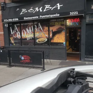 Outside of one of my favorite Puerto Rican restaurants.