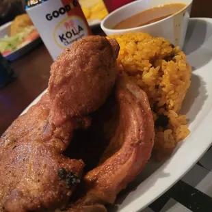 Fried pork chop dinner.