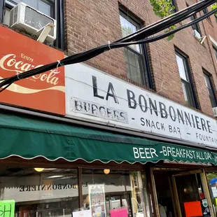 Front of the restaurant